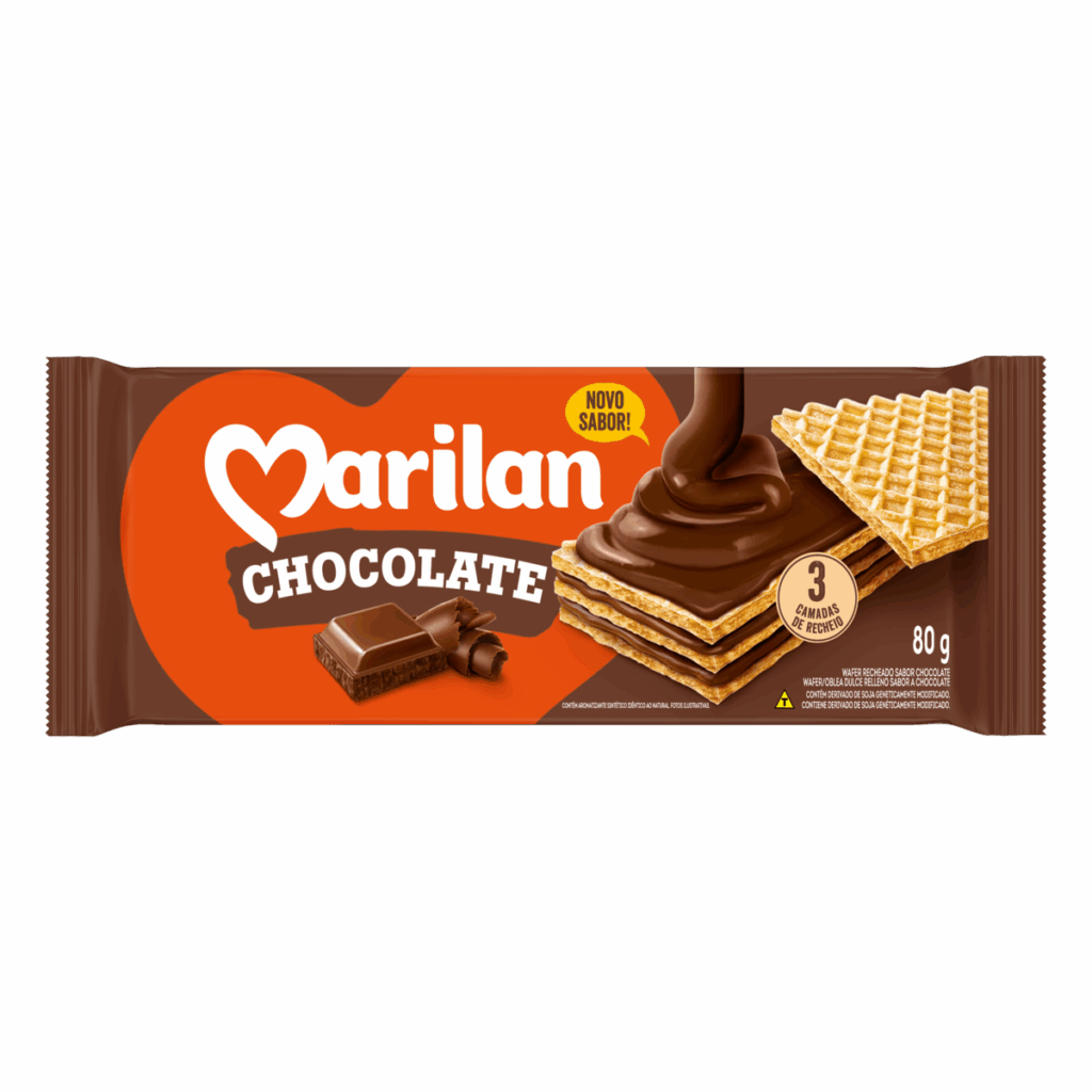 BISC. MARILAN WAFER CHOCOLATE 80GR