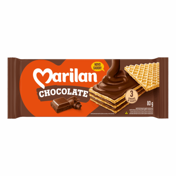 BISC. MARILAN WAFER CHOCOLATE 80GR