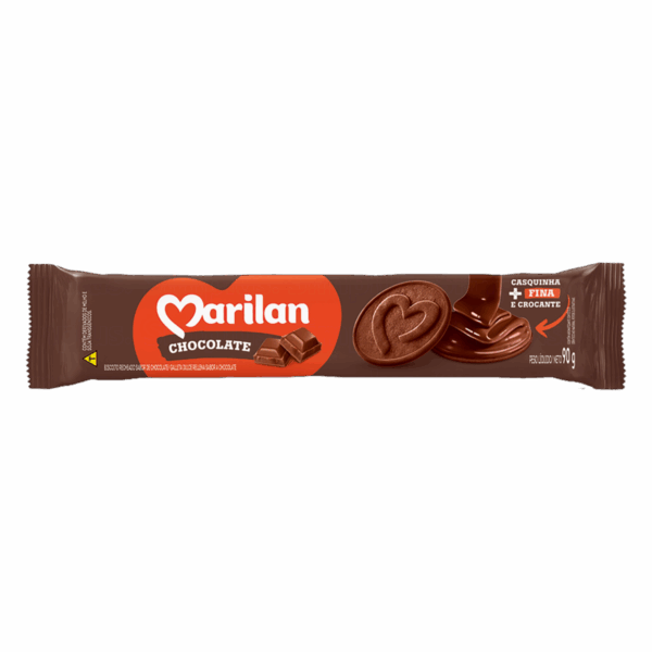 BISC. MARILAN RECHEADO CHOCOLATE 90GR