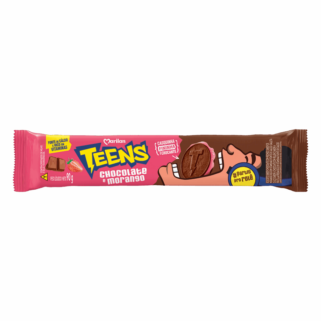 BISC. MARILAN TEENS RECH CHOC E MOR 90GR