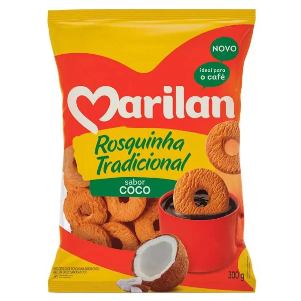 BISC. MARILAN ROSQUINHA TRAD COCO 300GR