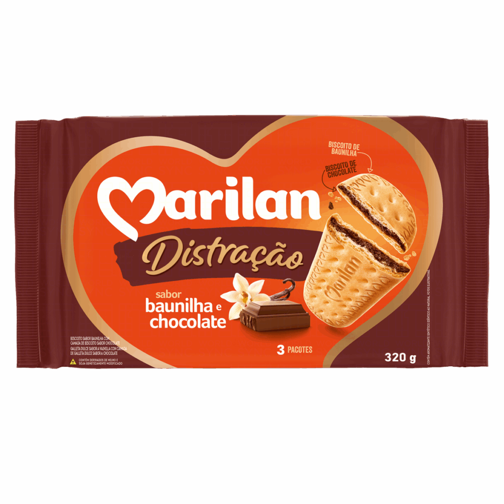 BISC. MARILAN DISTRACAO CHOCOLATE 320GR