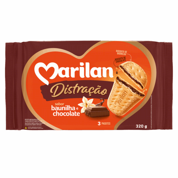 BISC. MARILAN DISTRACAO CHOCOLATE 320GR