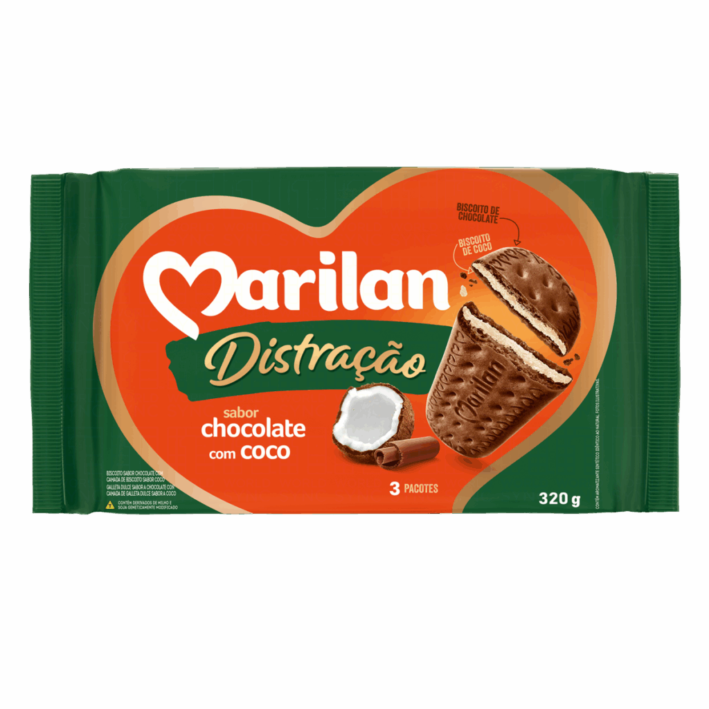 BISC. MARILAN DISTRACAO CHOC. COCO 320GR