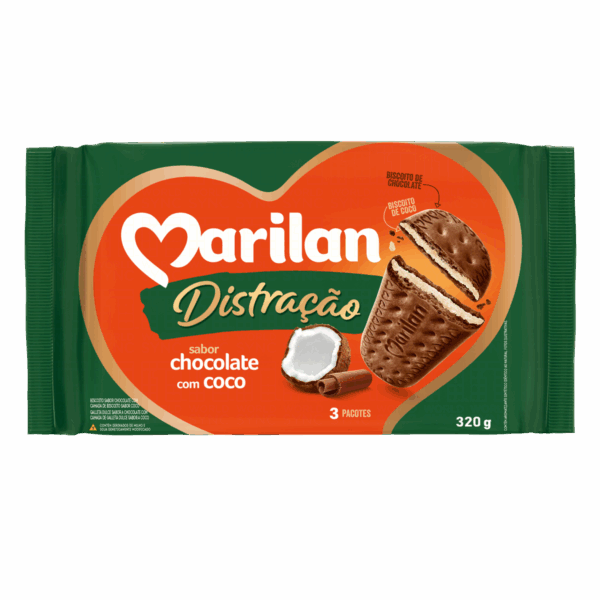 BISC. MARILAN DISTRACAO CHOC. COCO 320GR