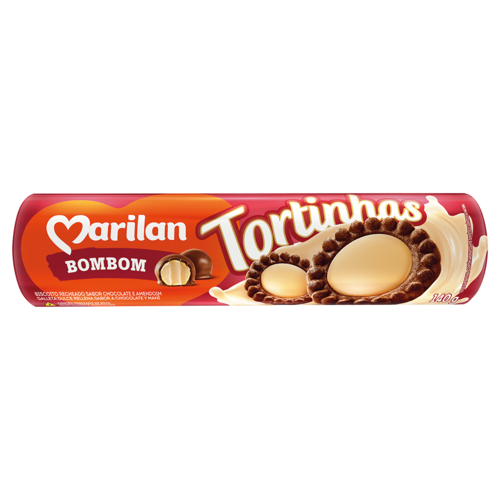BISC. MARILAN TORTINHA BOMBOM 140GR