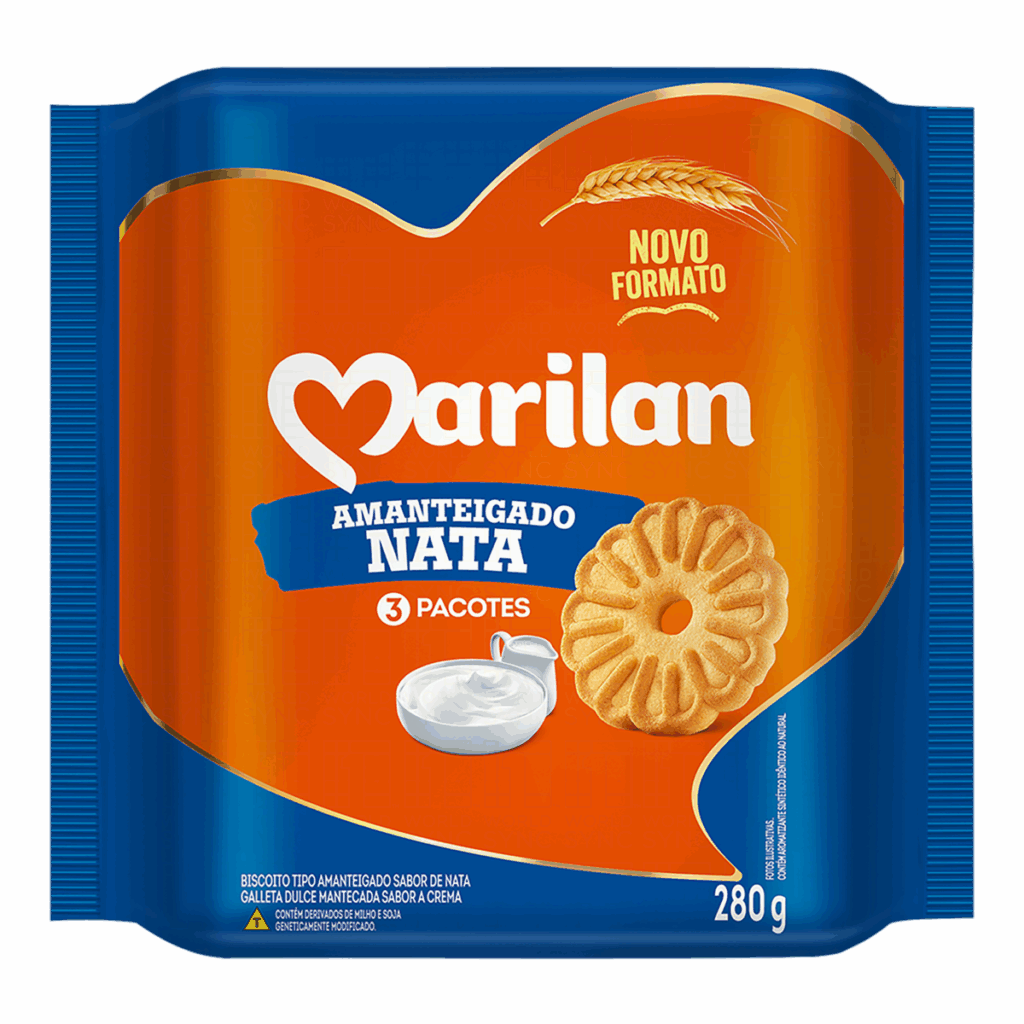 BISC. MARILAN AMANTEIGADO NATA 280GR