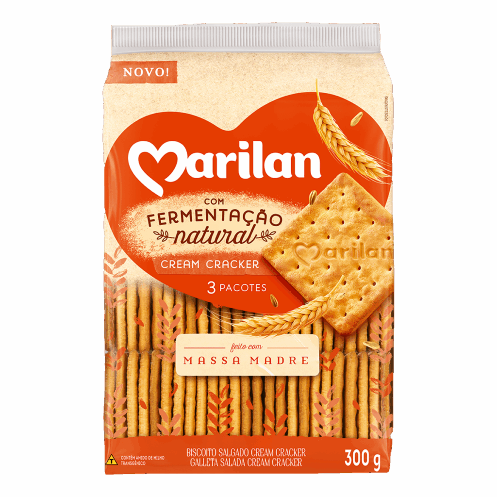 BISC. MARILAN CREAM CRACKER FERM. N 300G