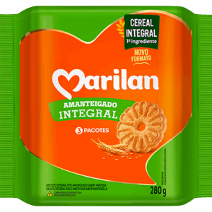 BISC. MARILAN AMANTEIGADO INTEGRAL 280GR
