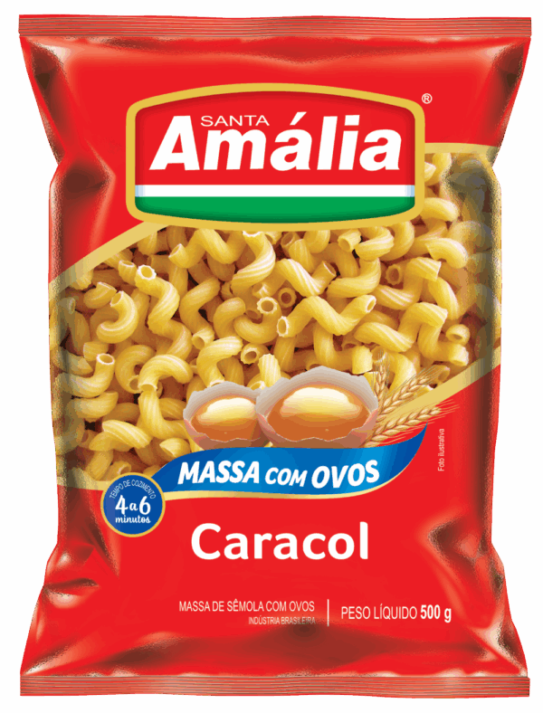 MAC. S.AMALIA C/OVOS CARACOL 500G