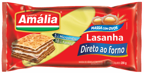 MAC. LASANHA C/OVOS S.AMALIA D. AO FORNO