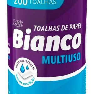 TOALHA DE PAPEL BIANCO 200FOLHAS 12X1UN