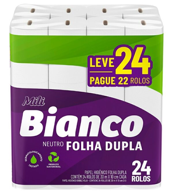 PAPEL HIG MILI BIANCO NEUT FD 30M L24P22