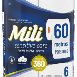 PAPEL HIG. MILI DUAL F.DUPLA NEUTRO 60M
