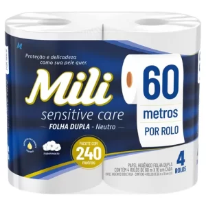 PAPEL HIG. MILI DUAL F.DUPLA NEUTRO 60M