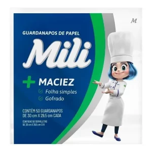GUARDANAPO MILI FS 30X29,5CM C/50UN