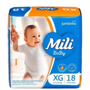 FRALDA MILI BABY JUMBINHO XG
