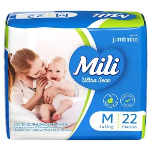 FRALDA MILI BABY JUMBINHO M