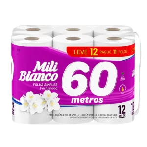 PAPEL HIG. MILI BIANCO PERFUM 60M