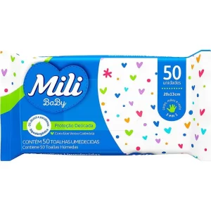 TOALHINHA UMEDECIDA MILI 50UN