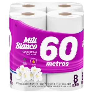 PAPEL HIG. MILI BIANCO PERFUMADO 60M