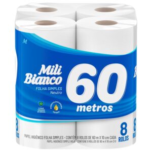 PAPEL HIG. MILI BIANCO NEUTRO 60M