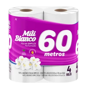 PAPEL HIG. MILI BIANCO PERF. 60M