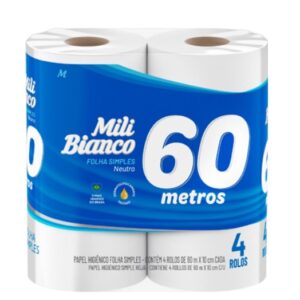 PAPEL HIG. MILI BIANCO NEUTRO 60M
