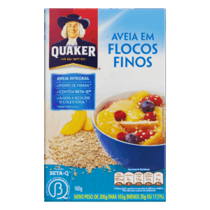 AVEIA EM FLOCOS FINOS QUAKER 165GR