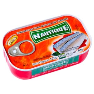 SARDINHA NAUTIQUE MOLHO DE TOMATE 125GR