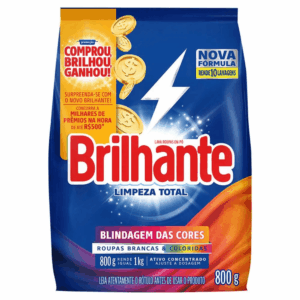 DETER EM PO BRILHANTE LIMP TOTAL SH 800G