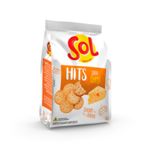 BISC SOL HITS SALG. QUEIJO 80GR