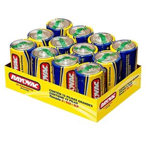 RAYOVAC PILHA ZINCO AMAREL GD D BANDEJA