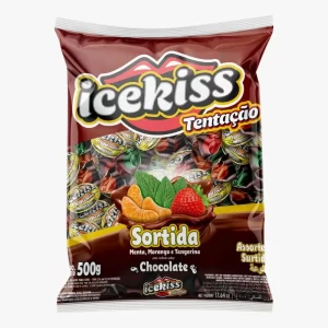 BALA DURA ICEKISS TENTACAO SORTIDA 500GR