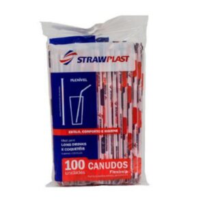 CANUDO STRAWPLAST FLEX SACHE 6MM VERM
