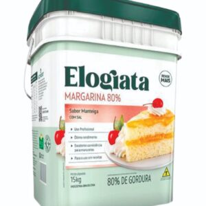 MARGARINA 80% LIP ELOGIATA BALDE 15KG