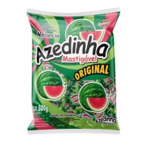 BALA MASTIGAVEL AZEDINHA MELANCIA 500GR