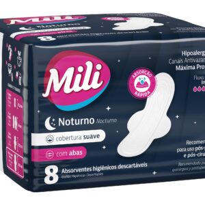 ABSORV. MILI NOTURNO SUAVE ABAS C/8