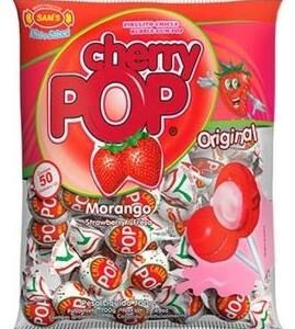 PIRULITO CHERRY POP MORANGO SAM'S 50UN