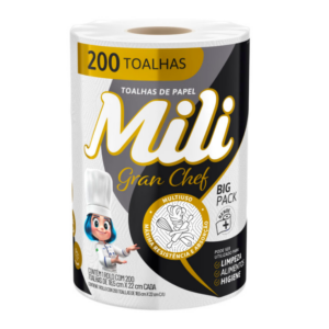 TOALHA DE PAPEL MILI GRAN CHEF - 200FLS