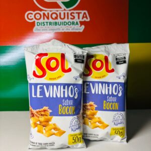 SALGADINHO SOL LEVINHOS BACON 50G