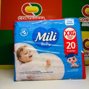 FRALDA MILI BABY JUMBO XXG