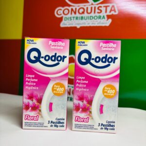 PASTILHA ADES. SANIT. Q-ODOR FLORAL 36X3