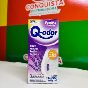 PASTILHA ADES. SANIT. Q-ODOR LAVAND 36X3
