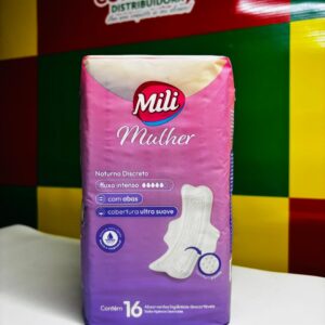 ABSORV. MILI MULHER NOTURNO C/ABAS 16UN