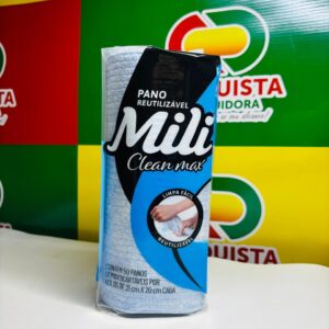 PANO REUTILIZAVEL CLEAN MAX AZUL 50UN