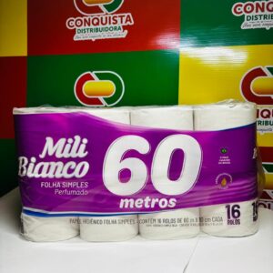 PAPEL HIG MILI BIANCO PERF. 60M 6X16